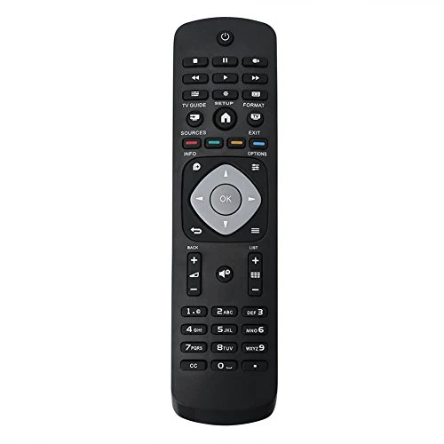 VBESTLIFE Telecomando per Philips Sostituzione Controller Telecomando for Most of Its LCD, LED or Plasma TVs for Philips