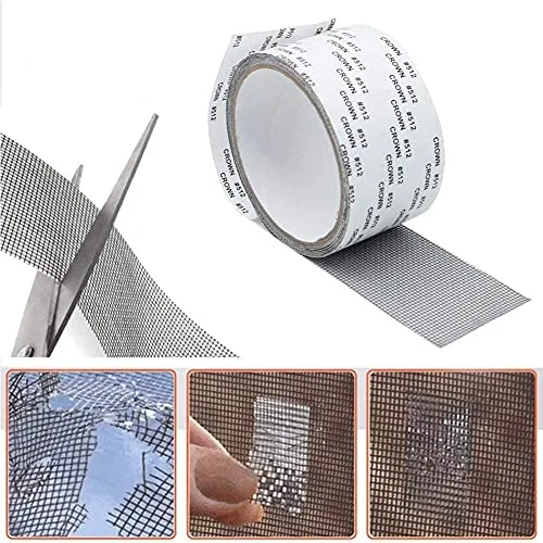 Nastro Per Riparare Zanzariere Nastro Adesivo in Fibra Di Vetro Per Finestre Schermo Patch Adesivo Forte Per Riparazione Di Finestre E Porte Antizanzara Insetto Finestre Insetto