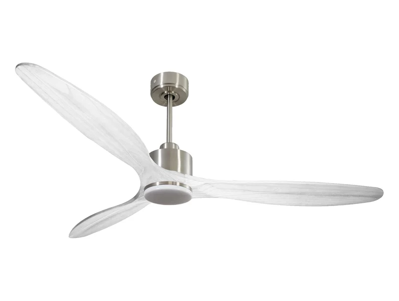 Ventilatore da soffitto Reversibile Termostato Dimmabile Wifi Motore CC Tetti inclinati Telecomando Luce a tre toni Hypersilence Memoria Shopify Vendible (AUTOMATICO)