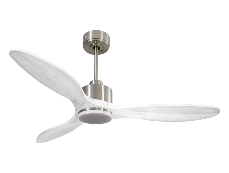 Ventilatore da soffitto Reversibile Termostato Dimmabile Wifi Motore CC Tetti inclinati Telecomando Luce a tre toni Hypersilence Memoria Shopify Vendible (AUTOMATICO)