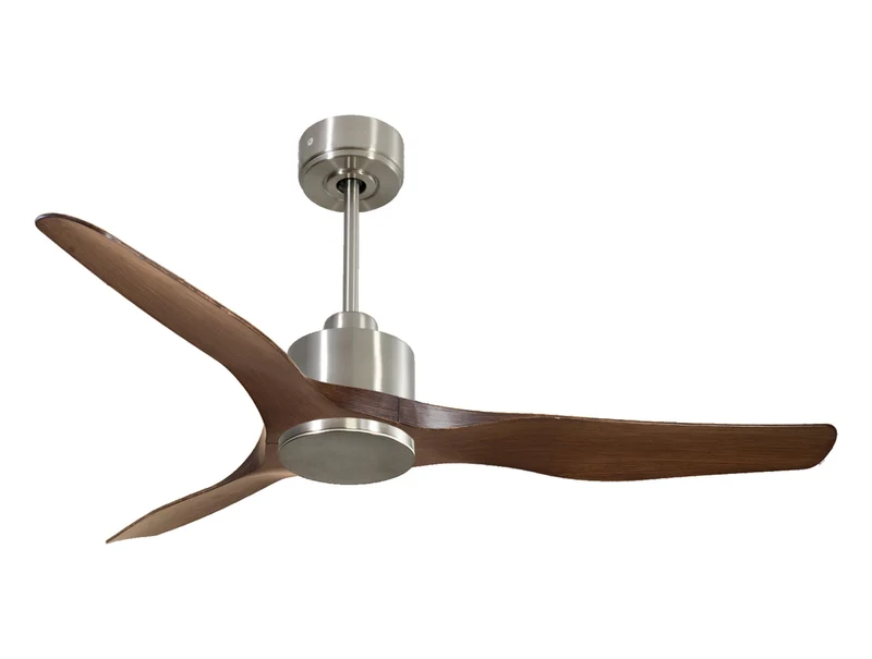 Ventilatore da soffitto Reversibile Termostato Wifi Motore CC Tetti inclinati Telecomando Adattatore 2/3 lame Hypersilence Memoria