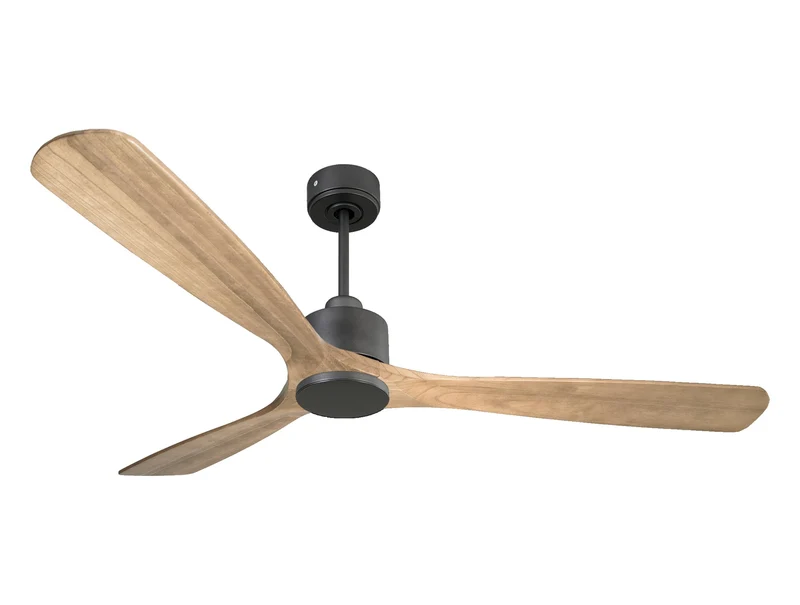 Ventilatore da soffitto Reversibile Termostato Wifi Motore CC Tetti inclinati Telecomando Hypersilence Memoria