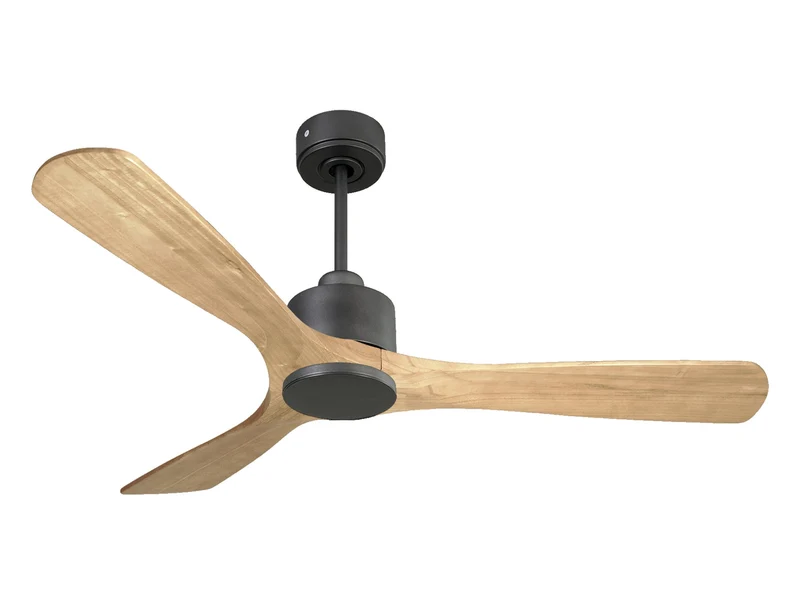 Ventilatore da soffitto Reversibile Termostato Wifi Motore CC Tetti inclinati Telecomando Hypersilence Memoria