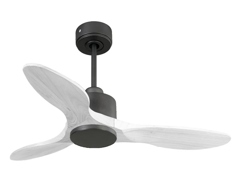 Ventilatore da soffitto Reversibile Termostato Wifi Motore CC Tetti inclinati Telecomando Hypersilence Memoria Shopify Vendible (AUTOMATICO)