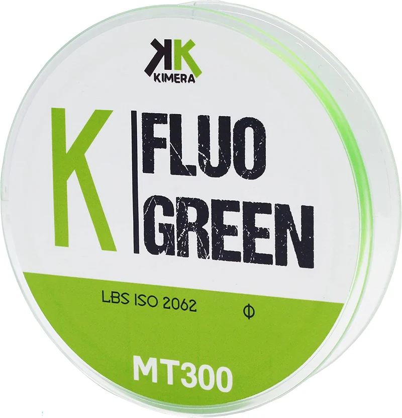 Kimera Mt 300, K, Filo da Pesca Unisex Adulto, Verde Fluo, 0.28