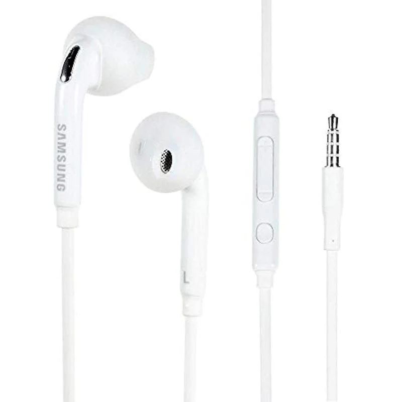 SAMSUNG EG920 Premium in Ear Cuffie Stereo per EO eg920bw Galaxy S3 I9300 Cavo Piatto Bianco