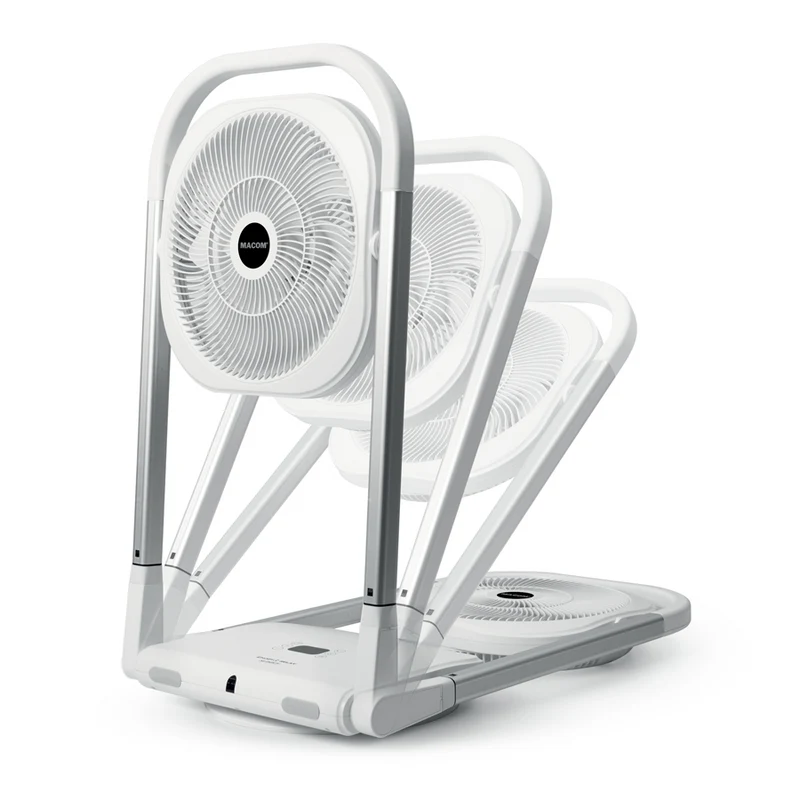 MACOM SLIMMY – Ventilatore Pieghevole Salvaspazio con 9 Velocità