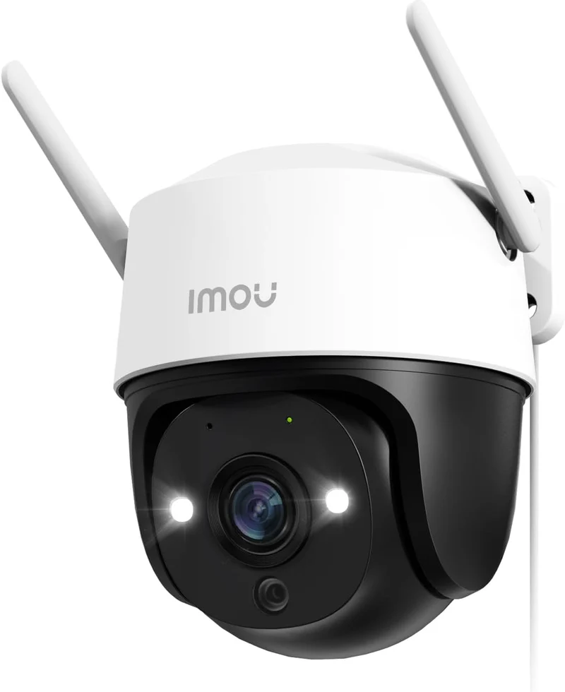 Imou 2K Telecamera Wi-Fi Esterno Visione Notturna a Colori, 3MP Telecamera WiFi 360° IP66, Rilevamento Umano, Tracciamento Intelligente, 2,4Ghz