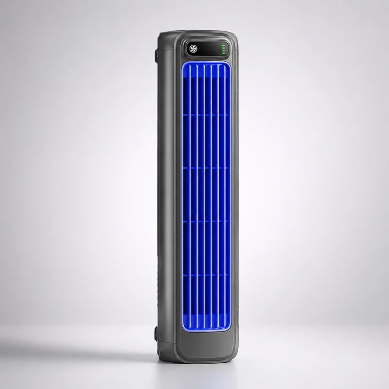 Portable Tower Small Fan Quiet Oscillating Desktop