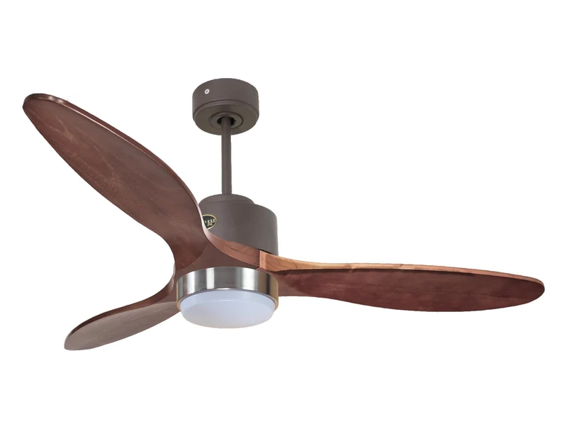 Ventilatore da soffitto Wifi Motore CC Telecomando Luce a tre toni Hypersilence Memoria