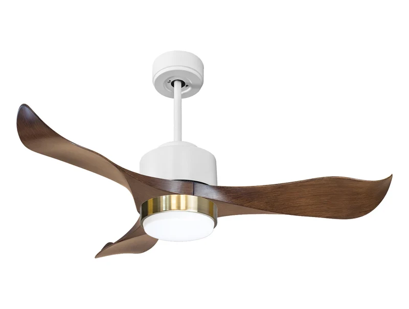 Ventilatore a soffitto ultra silenzioso e a basso consumo DC WakatobiD106C02LED66116