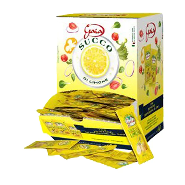 Succo di limone - bustina monodose da 5 ml - conf. 198 pezzi