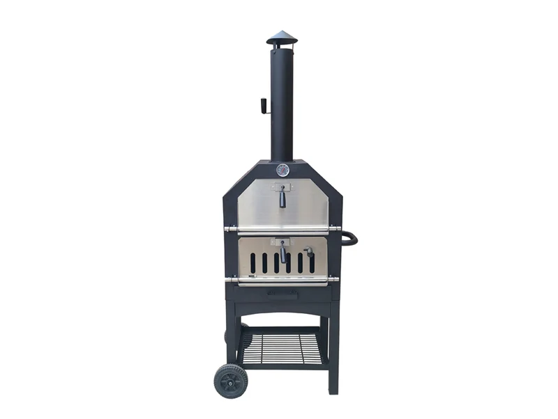 Forno esterno con pietra per pizza in ceramica