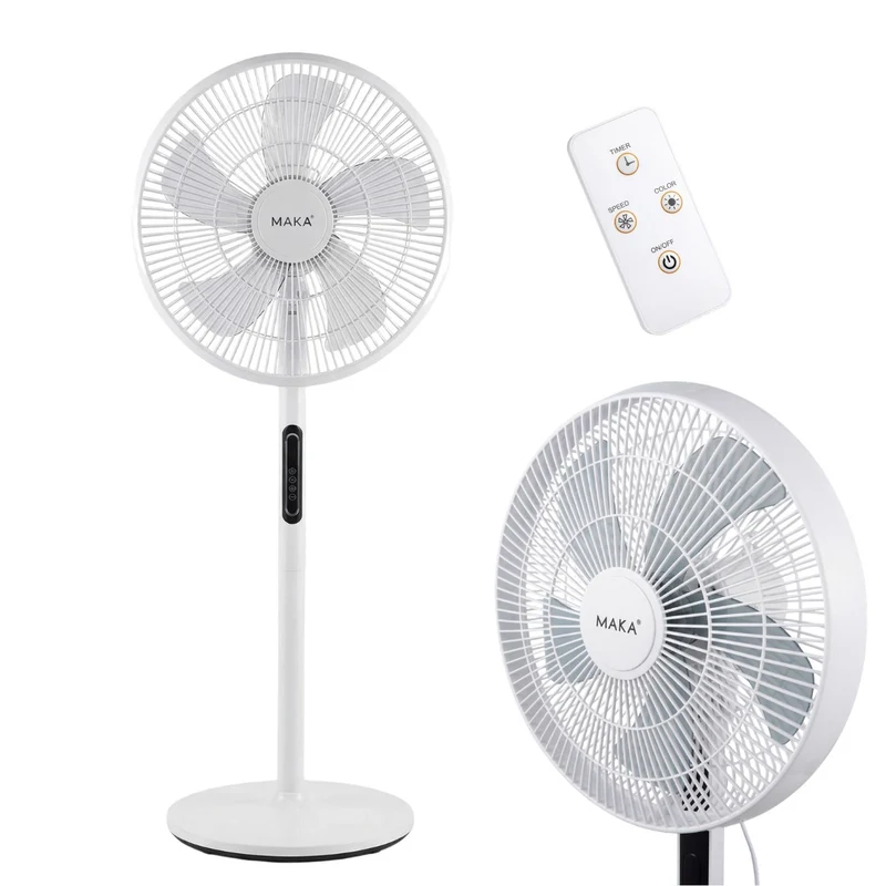 Ventilatore a piantana turbo 45W, 8 velocità, potente, silenzioso e leggero
