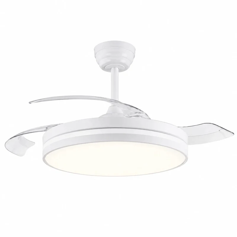 Ventilatore da Soffitto LED 60W con Pale Retrattili