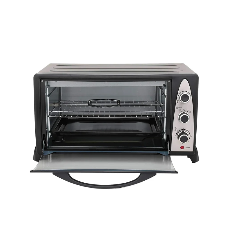 Forno Elettrico Ventilato 24l Con Termostato Regolabile E Timer 1380w
