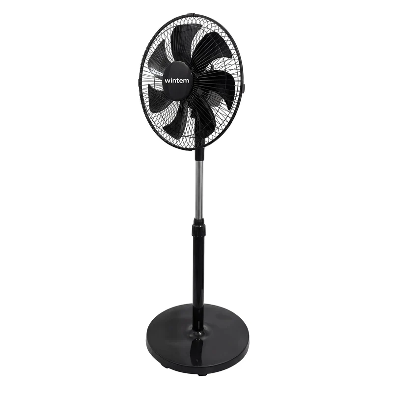 Ventilatore a Piantana 40W con 7 Pale, 3 Velocità, Altezza Regolabile 80-100cm