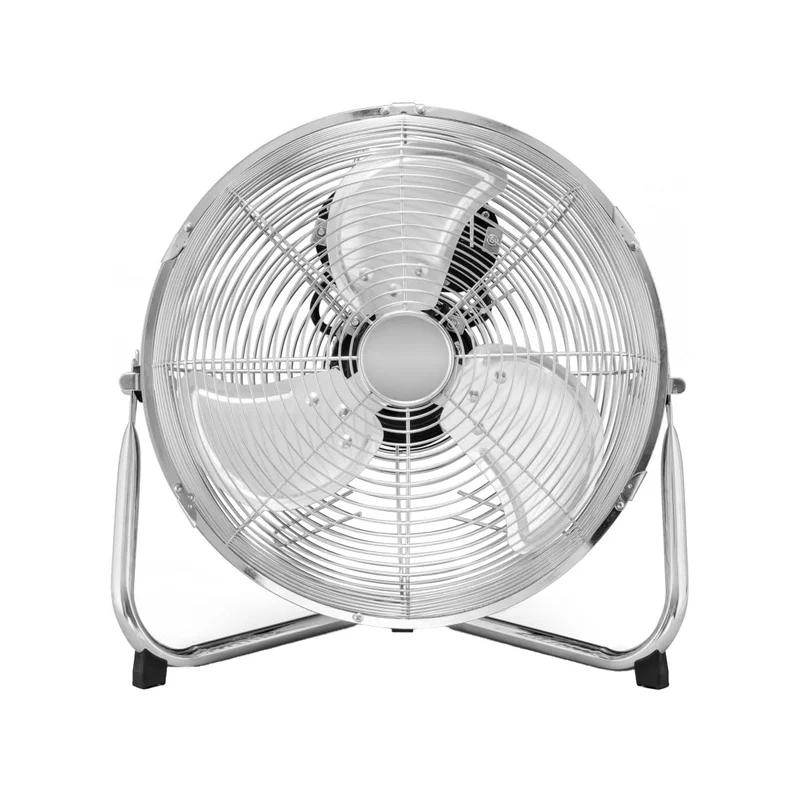 Ventilatore da Pavimento 3 Pale 3 Velocità In Metallo 130w 45cm