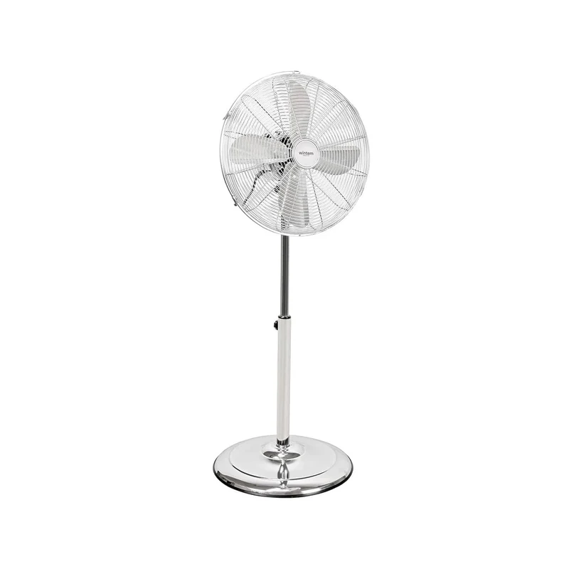 Ventilatore A Piantana Regolabile 3 Velocità In Acciaio 60w