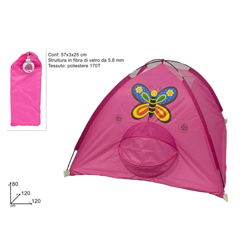 Tenda Bimbi Decoro Farfalla