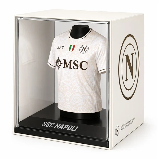 Splink FanCollex - Maglia SSC Napoli Away 25/26 Jersey 10cm Da Collezione