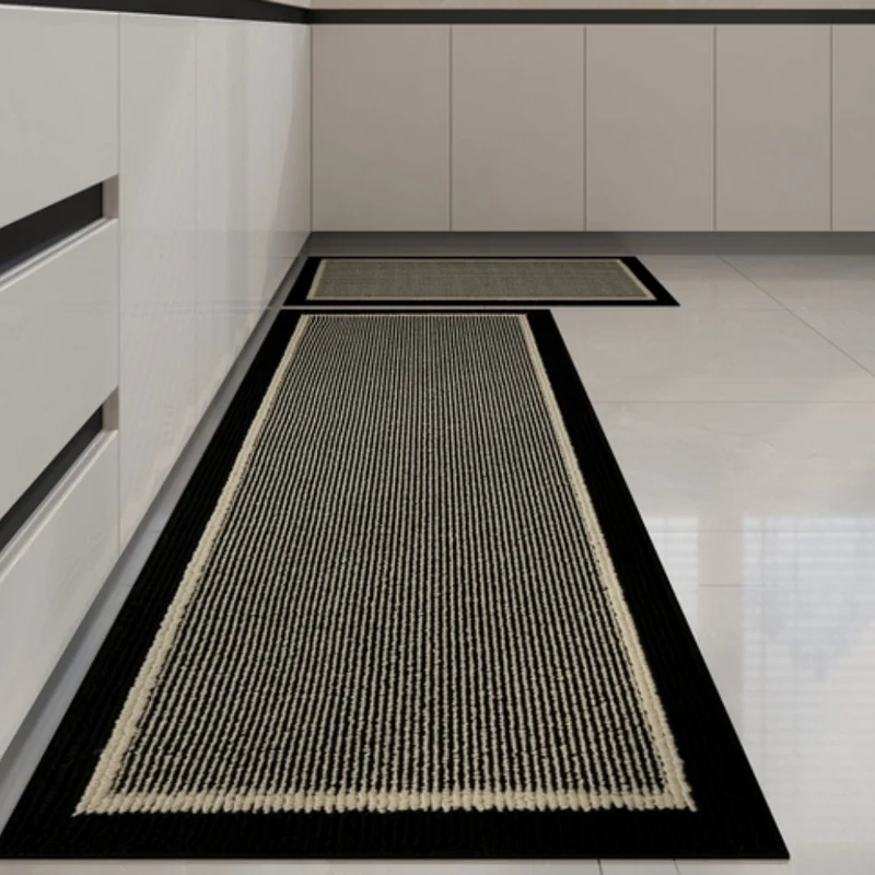 Anti-slip decorative waterproof kitchen mats