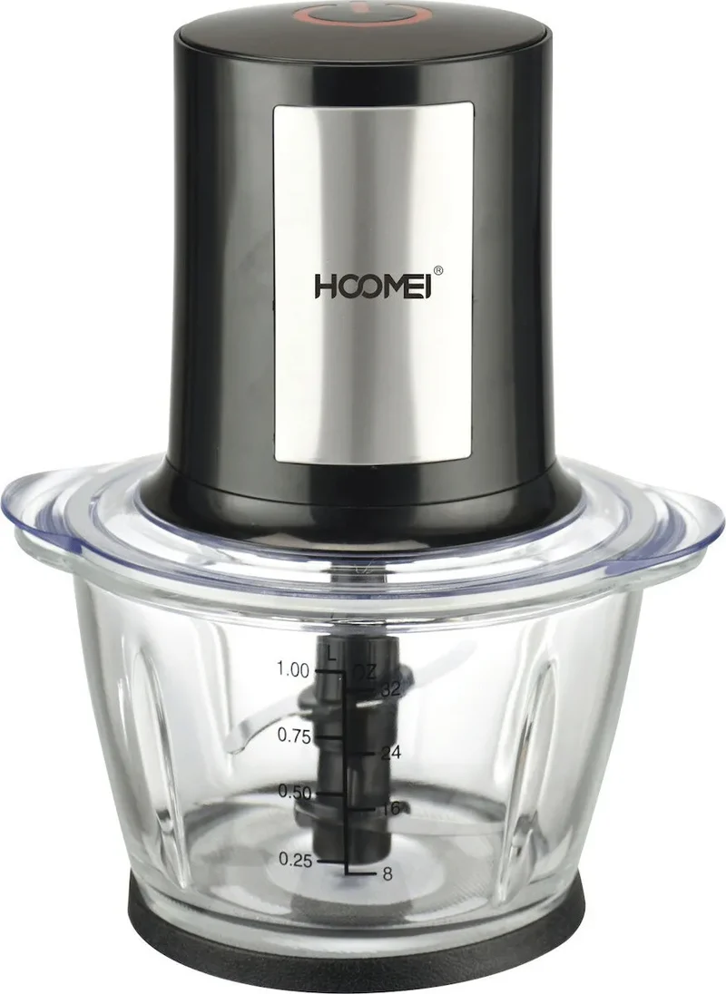 Mixer Tritatutto Elettrico 1,5L in Vetro con Lame in Acciaio Inox, 400W
