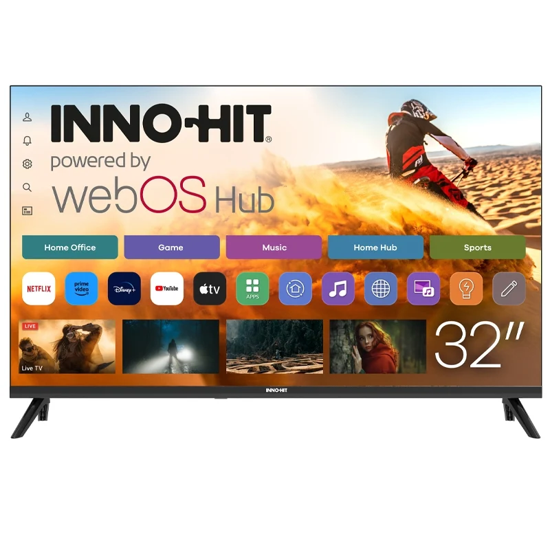 Inno Hit Smart Tv LED 32" Pollici HDR10 Wi-Fi HD Frameless webOS IH32FL2K