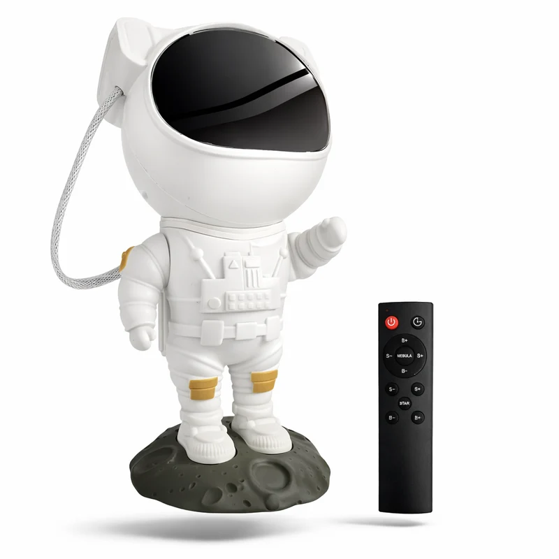 Proiettore LED Astronauta Galaxy con Telecomando e Timer USB