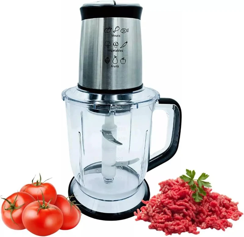 Tritatutto Passapomodoro Elettrico 400W Inox 2 Velocità 1.5L