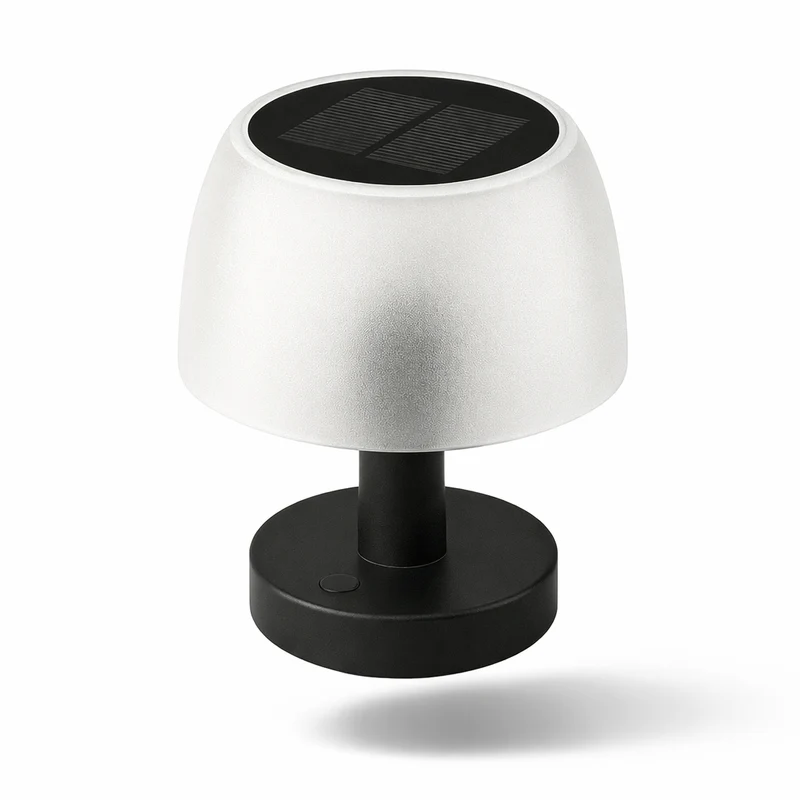 Lampada da Tavolo LED Solare USB Ricaricabile per Interni ed Esterni