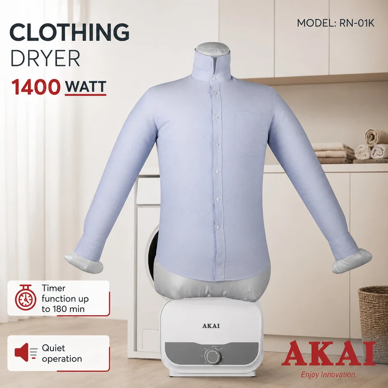 Stira Camicie E Indumenti Akai 1400 W