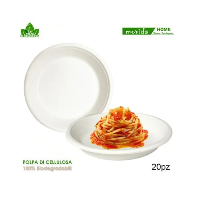 Piatti Bio Tondo Fondo 20 Pezzi 21 Movida