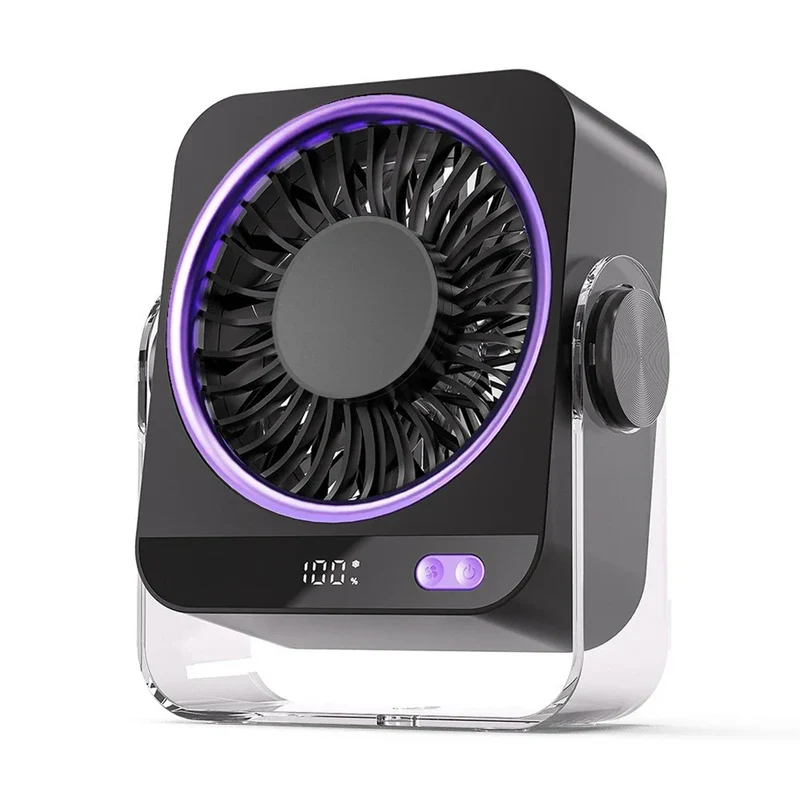 Portable Desk Fan with Battery