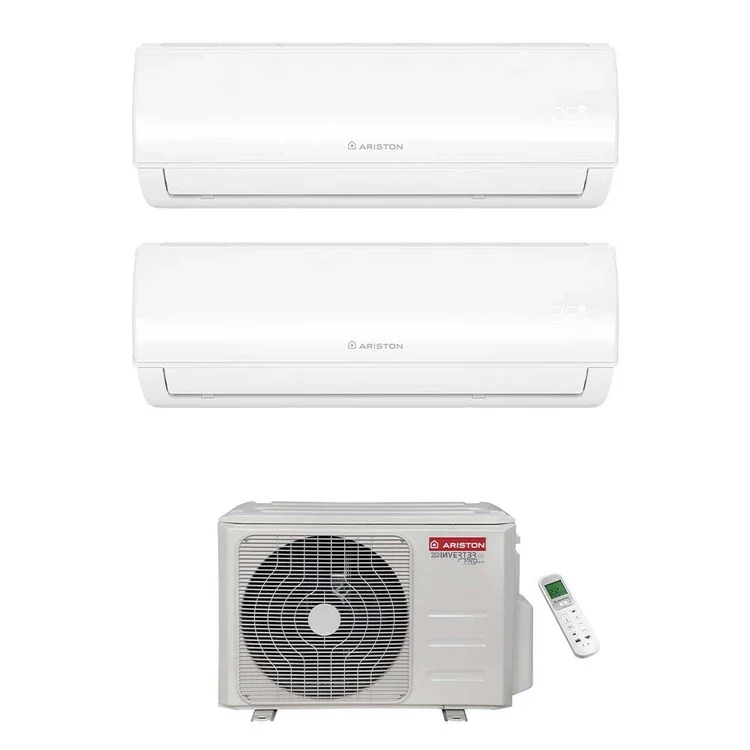 Ariston Climatizzatore Dual Split 12000+9000 BTU WiFi Inverter R32 Prios Net 35+25 DUALC40XA1-O