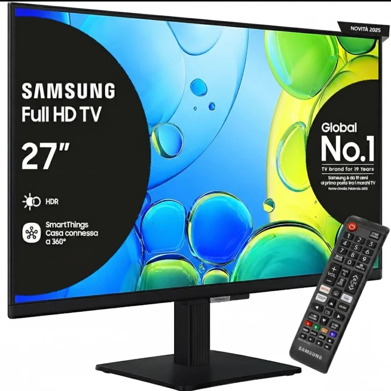 Samsung Full HD Smart Tv 27" Led UE27F6002 FHD Wifi HDR Android Alexa Gaming