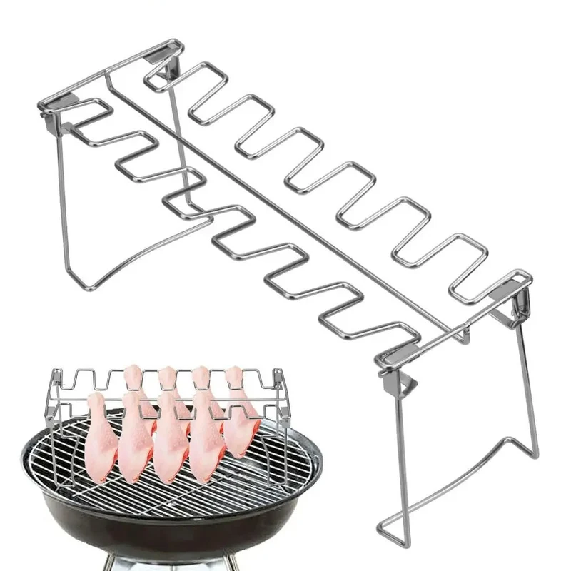 Practical BBQ Chicken Drumstick Cooking Stand
