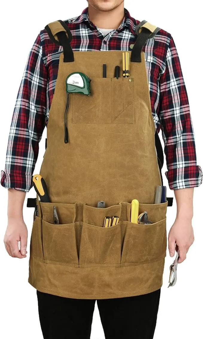 Practical Waterproof Work Apron with Pockets