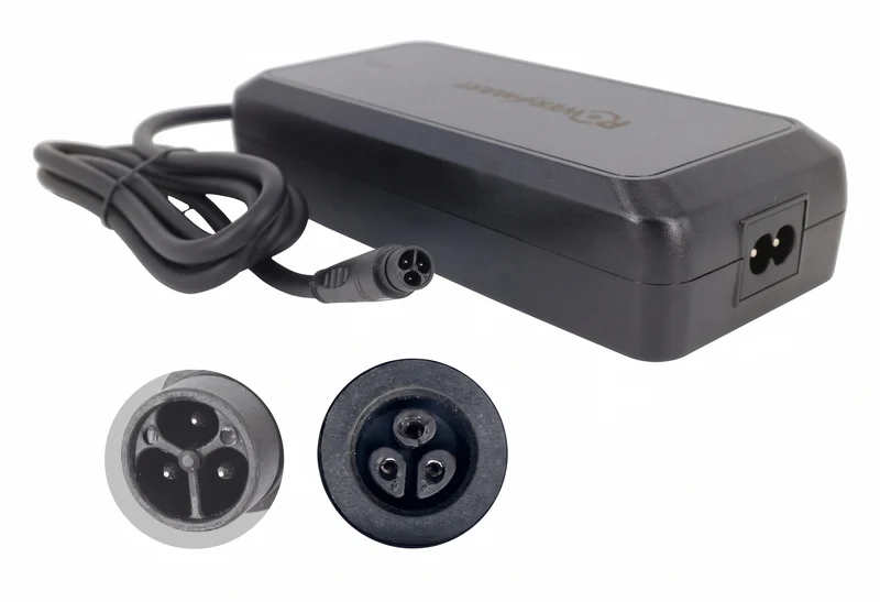 42V 4A | Feu Vert E-Rox, Carrera Impel & 36V Hyena E-Bike Ladegerät | IMP 3-Pin (8mm)