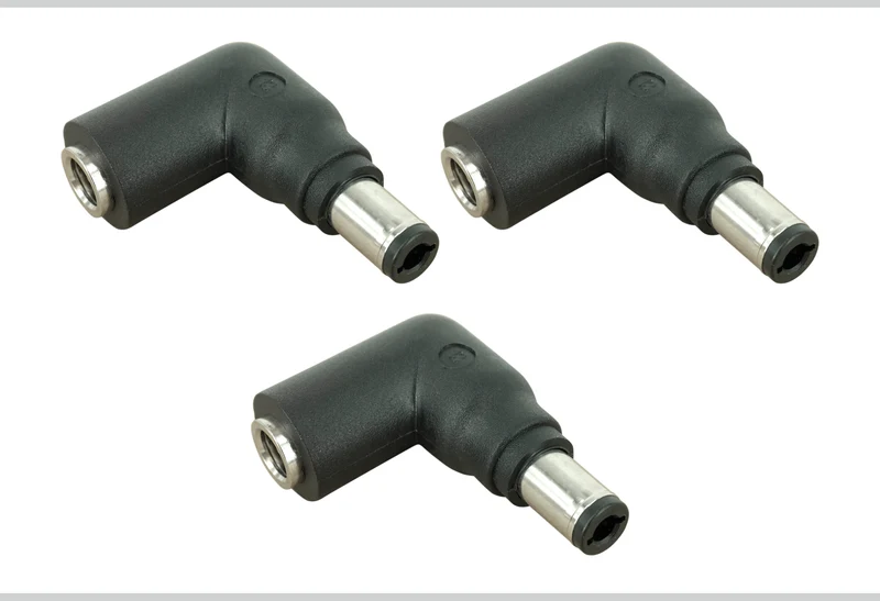 C13 DC-Stromadapter-Anschlussspitze: 5,5 mm x 2,5 mm Buchse auf 6,5 mm x 3,0 mm Stecker