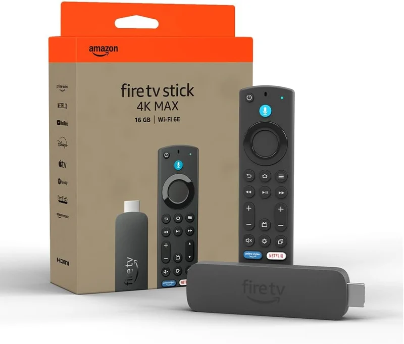 Amazon Fire Tv Stick 4K MAX (Wi-Fi 6E) Telecomando Vocale Alexa Android Dolby Vision