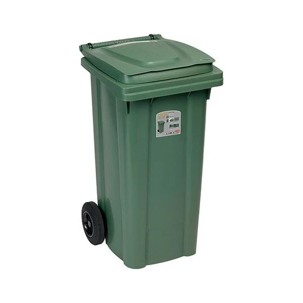 Bidone carellato stefanplast 25700 urban eco system verde