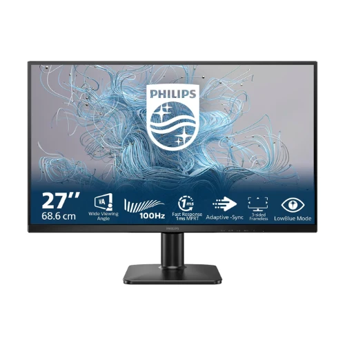 Philips Monitor Pc 27" Led 100hz Full Hd Hdmi/Vga 27e2n1100l Nero