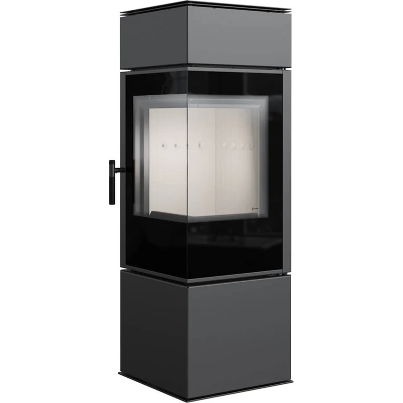 Stufa a Legna 5,5/10KW in Acciaio Flig Stanton Nera