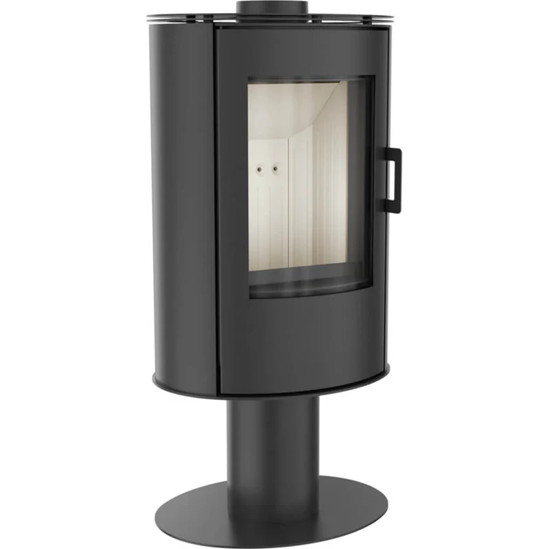 Stufa a Legna 5,5/10,5KW in Acciaio Flig Bradbury Nera