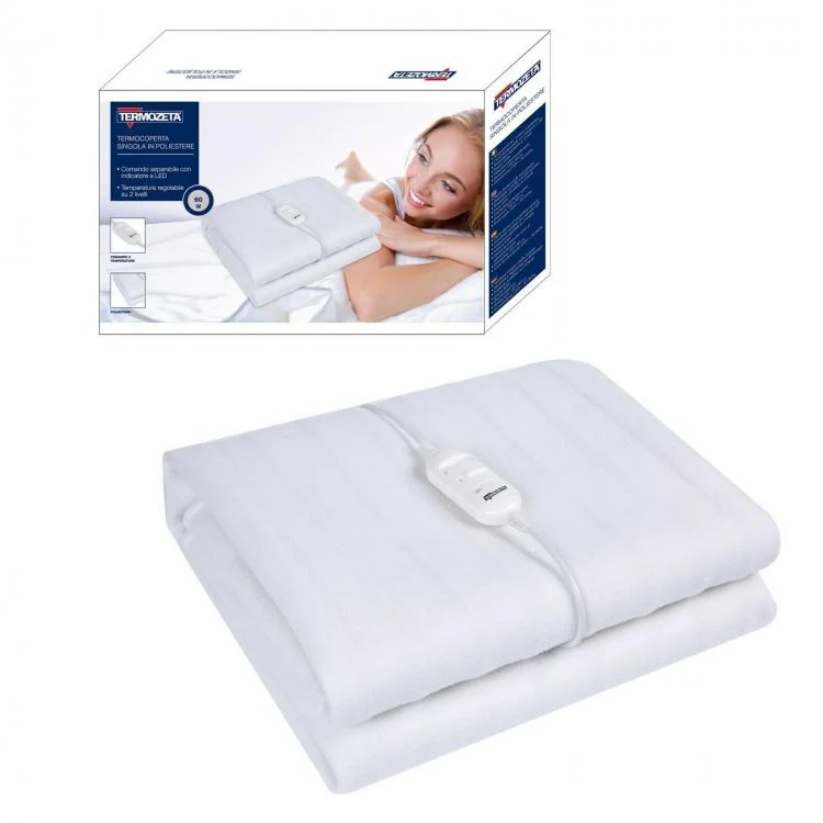 Termozeta Termocoperta Elettrica Singola Con Protezione Poliestere 60W Stufa Led