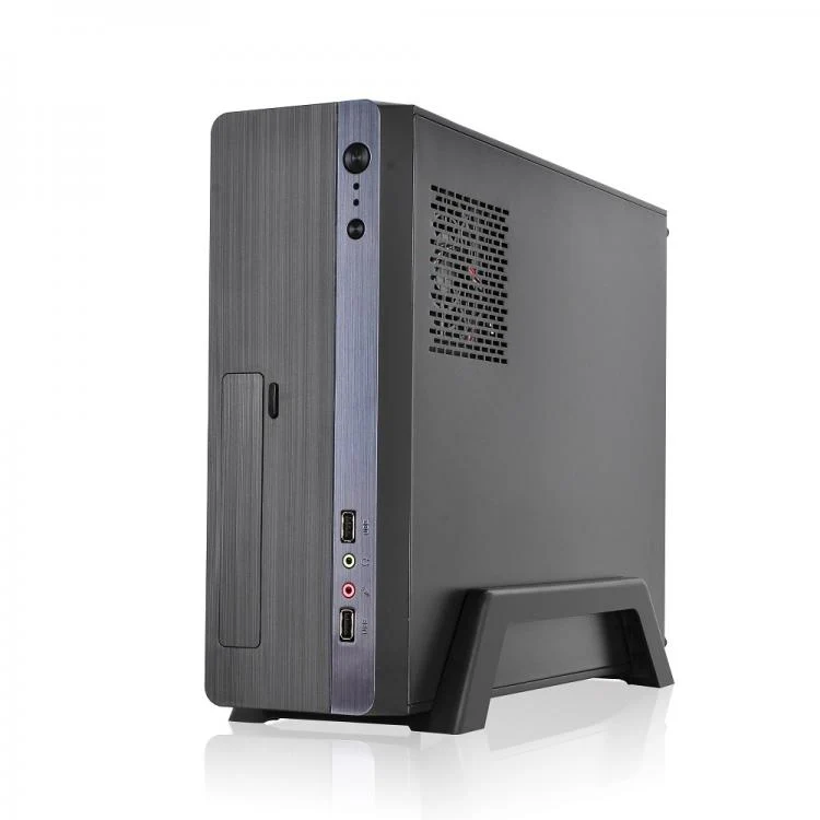 Tecno Pc Case Slim Micro Atx 500W Card Reader Usb2/3.0 Nero/Silver Tcs2 Computer