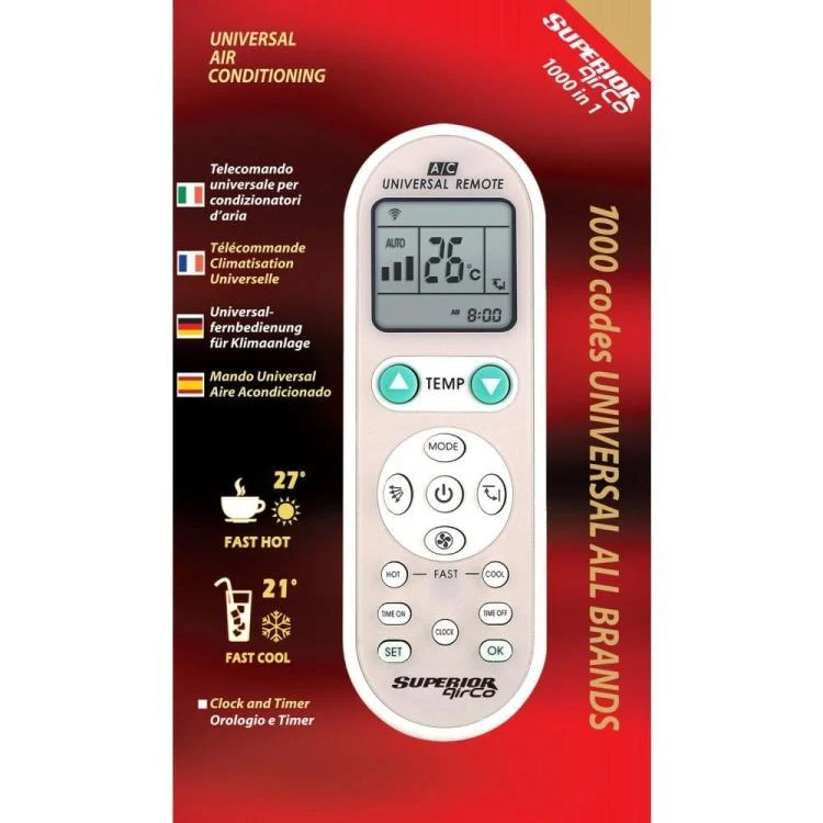 Superior Telecomando Universale Climatizzatori Airco Simply Condizionatori Aria