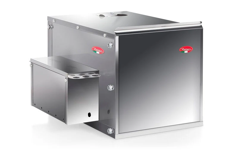 Reber 10046 N affumicatore Acciaio inossidabile A legna