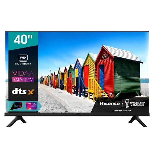 Hisense 40" Smart Tv Full Hd 40A4Cg Android Led Netflix Dazn Disney Prime Nero